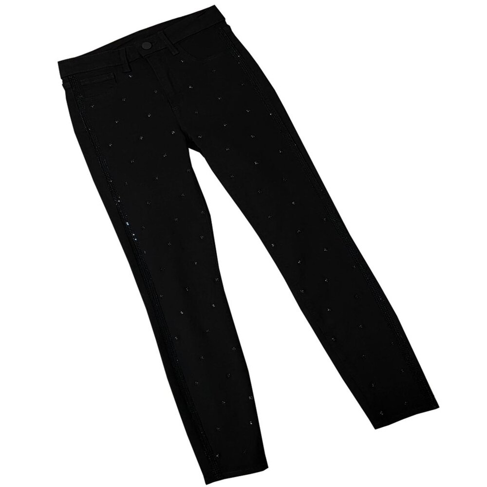 Midnight Express Embellished Women's Black Denims